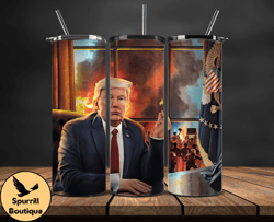 Donald Trump Tumbler Wraps,Trump Tumbler Wrap PNG Design by Spurrill Boutique 03