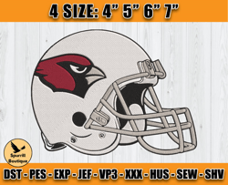 Cardinals Embroidery, NFL Cardinals Embroidery, NFL Machine Embroidery Digital, 4 sizes Machine Emb Files - 03 - Spurril