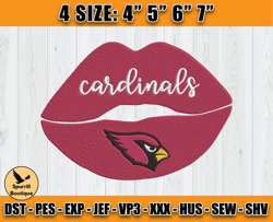 Cardinals Embroidery, NFL Cardinals Embroidery, NFL Machine Embroidery Digital, 4 sizes Machine Emb Files - 04 - Spurril