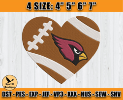Cardinals Embroidery, NFL Cardinals Embroidery, NFL Machine Embroidery Digital, 4 sizes Machine Emb Files - 08 - Spurril