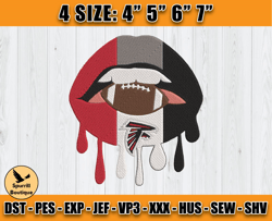Atlanta Falcons Embroidery, NFL Falcons Embroidery, NFL Machine Embroidery Digital, 4 sizes Machine Emb Files-09-Spurril
