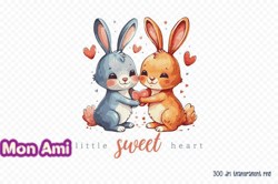 Little Sweet Heart  Valentines Day PNG Design 117