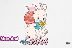 Vintage Bunny Easter PNG Sublimation Design 10