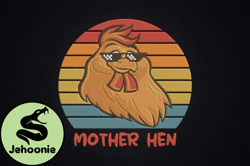 Funny Mama, Mother day PNG, Mother day PNG Hen Chicken Mom Mothers Day Design 55