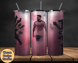 Lionel  Messi Tumbler Wrap ,Messi Skinny Tumbler Wrap PNG, Design by Warren Design Studios 32