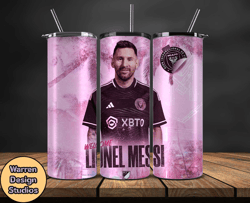 Lionel  Messi Tumbler Wrap ,Messi Skinny Tumbler Wrap PNG, Design by Warren Design Studios 35