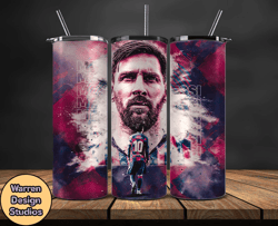 Lionel  Messi Tumbler Wrap ,Messi Skinny Tumbler Wrap PNG, Design by Warren Design Studios 41