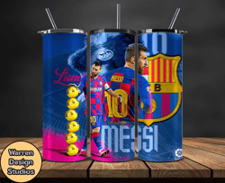 Lionel  Messi Tumbler Wrap ,Messi Skinny Tumbler Wrap PNG, Design by Warren Design Studios 48