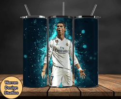 Ronaldo Tumbler Wrap ,Cristiano Ronaldo Tumbler Design, Ronaldo 20oz Skinny Tumbler Wrap, Design by Warren Design Studio