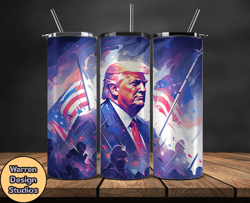 Donald Trump Tumbler Wraps,Trump Tumbler Wrap PNG Design by Warren Design Studios 04