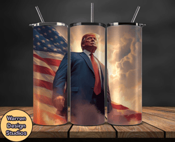 Donald Trump Tumbler Wraps,Trump Tumbler Wrap PNG Design by Warren Design Studios 05