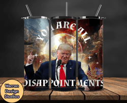 Donald Trump Tumbler Wraps,Trump Tumbler Wrap PNG Design by Warren Design Studios 06
