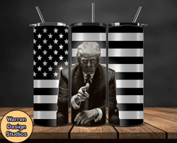 Donald Trump Tumbler Wraps,Trump Tumbler Wrap PNG Design by Warren Design Studios 08
