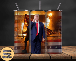 Donald Trump Tumbler Wraps,Trump Tumbler Wrap PNG Design by Warren Design Studios 09