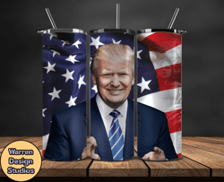 Donald Trump Tumbler Wraps,Trump Tumbler Wrap PNG Design by Warren Design Studios 12