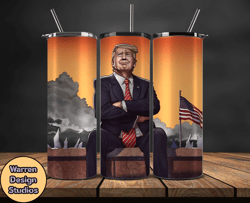Donald Trump Tumbler Wraps,Trump Tumbler Wrap PNG Design by Warren Design Studios 13