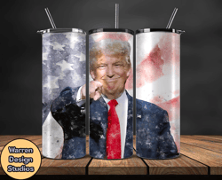 Donald Trump Tumbler Wraps,Trump Tumbler Wrap PNG Design by Warren Design Studios 14