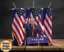 Donald Trump Tumbler Wraps,Trump Tumbler Wrap PNG Design by Warren Design Studios 15
