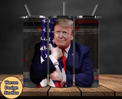 Donald Trump Tumbler Wraps,Trump Tumbler Wrap PNG Design by Warren Design Studios 18