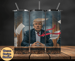 Donald Trump Tumbler Wraps,Trump Tumbler Wrap PNG Design by Warren Design Studios 19