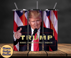 Donald Trump Tumbler Wraps,Trump Tumbler Wrap PNG Design by Warren Design Studios 22
