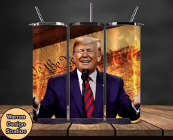 Donald Trump Tumbler Wraps,Trump Tumbler Wrap PNG Design by Warren Design Studios 23