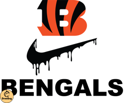 Cincinnati Bengals PNG, Nike NFL PNG, Football Team PNG,  NFL Teams PNG ,  NFL Logo Design 72
