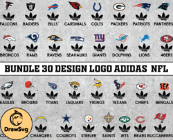 Bundle 30 design logo Adidas NFL, NFL Logo, Nfl Logo Team, Nfl Png, Nfl Tumbler, NFL  Design 02