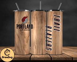 Portland Trail Blazers Tumbler Wrap, Basketball Design,NBA Teams,NBA Sports,Nba Tumbler Wrap,NBA DS-76