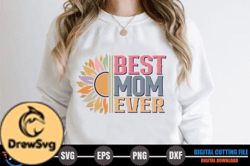 Best Mom Ever – Retro Mothers Day SVG Design 238