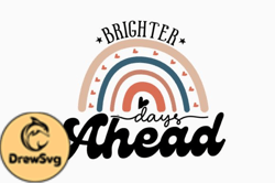 Brighter Days Ahead Retro Mothers Day Design 323