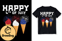 HAPPY 4TH of JULY PATRIOTIC DAY T Shirt Design 87