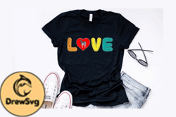 Vintage Love T Shirt Design