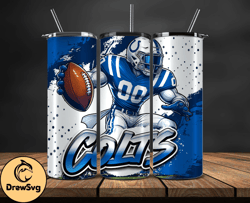 Indianapolis Colts Tumbler Wrap, Nfl Teams,Nfl Logo football, Logo Tumbler PNG Design 14