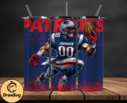 New England Patriots NFL Tumbler Wraps, Tumbler Wrap Png, Football Png, Logo NFL Team, Tumbler Design 22