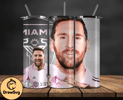 Lionel  Messi Tumbler Wrap ,Messi Skinny Tumbler Wrap PNG, Design by DrewSvg Store 25