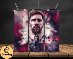 Lionel  Messi Tumbler Wrap ,Messi Skinny Tumbler Wrap PNG, Design by DrewSvg Store 41