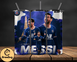 Lionel  Messi Tumbler Wrap ,Messi Skinny Tumbler Wrap PNG, Design by DrewSvg Store 49