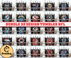 Bundle 32 Design NFL Tumbler 40oz Png, 40oz Tumler Png 97 by Drew Store