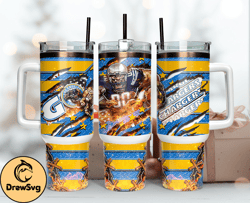 Los Angeles Chargers Tumbler 40oz Png, 40oz Tumler Png 18