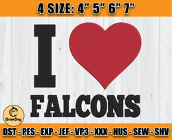 Atlanta Falcons Embroidery, NFL Falcons Embroidery, NFL Machine Embroidery Digital, 4 sizes Machine Emb Files-06-DrewSvg