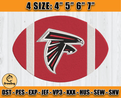Atlanta Falcons Embroidery, NFL Falcons Embroidery, NFL Machine Embroidery Digital, 4 sizes Machine Emb Files -13-DrewSv
