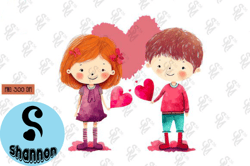 Boy and Girl Valentines Day Sublimation