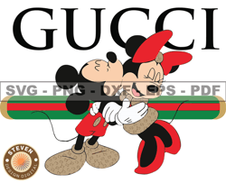 Gucci Mickey Mouse Svg, Fashion Brand Logo 243
