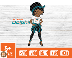 Miami Dolphins Svg , Betty Boop  NfL Svg, Team Nfl Svg 20