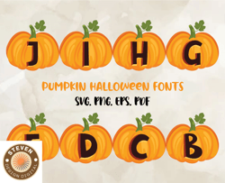 Cute Glossy Pumpkin Halloween Fonts, Modern Font, Fonts For Cricut, Beauty Font, Font For T-shirts 43