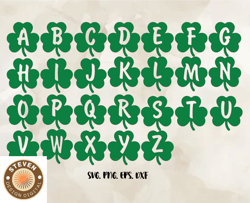 St Patricks Day Svg Fonts Shamrock Svg, Modern Font, Fonts For Cricut, Beauty Font, Font For T-shirts 50