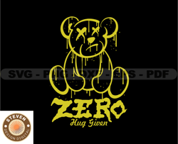 Zero Funk Given Teddy Bear Stretwear, Teddy Bear Tshirt Design, Streetwear Teddy Bear PNG, Urban, DTG, DTF 57