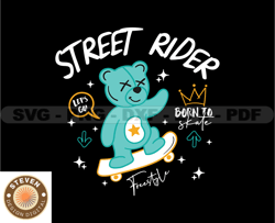 Teddy Bear Stretwear, Teddy Bear Tshirt Design, Streetwear Teddy Bear PNG, Urban, DTG, DTF 113