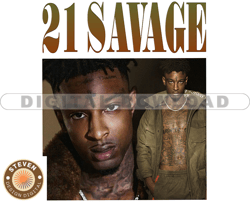 21 Savage Svg, 21 Savage Decal Png, Celebrity Svg,File For Cricut, Rapper Bundle Svg, Hip Hop Tshirt 01